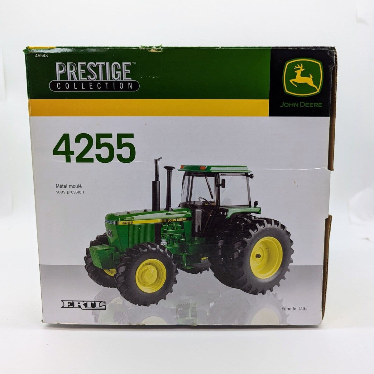 1/16 John Deere 4255 Tractor Prestige Collection Duals, Front Wheel Assist.