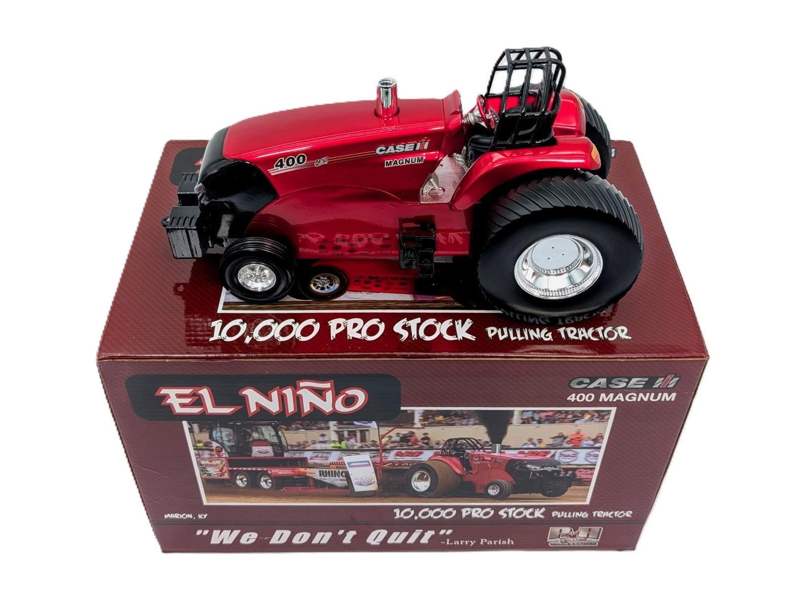 1/16 Case IH AFS Magnum 400 El Niño Pulling Tractor Red Chrome Chase.
