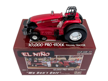 1/16 Case IH AFS Magnum 400 El Niño Pulling Tractor Red Chrome Chase.