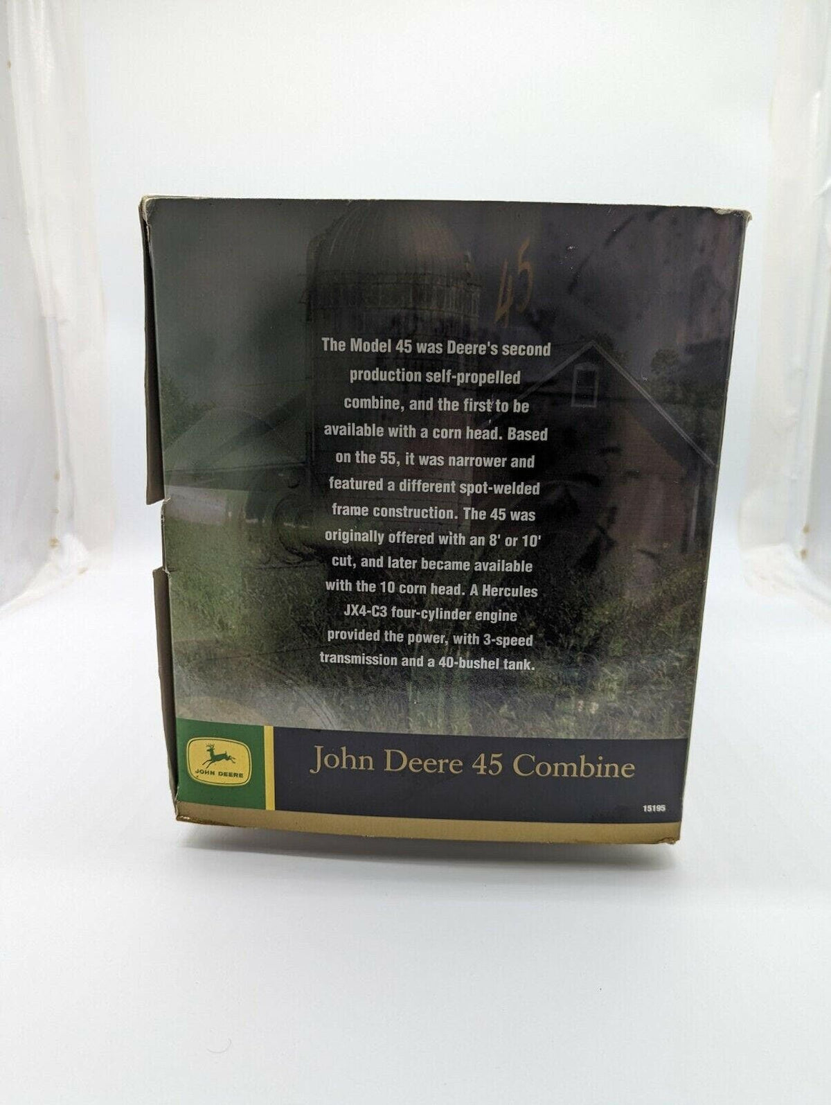 John Deere 45 Combine Prestige Collection By Ertl 1/16 Scale.