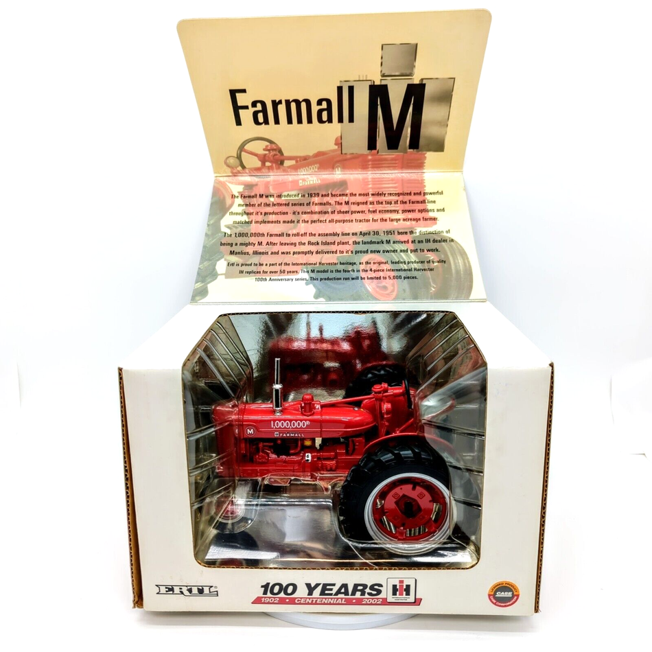 1/16 Farmall M Tractor 1 Millionth Edition, 100 Years of International Harvester