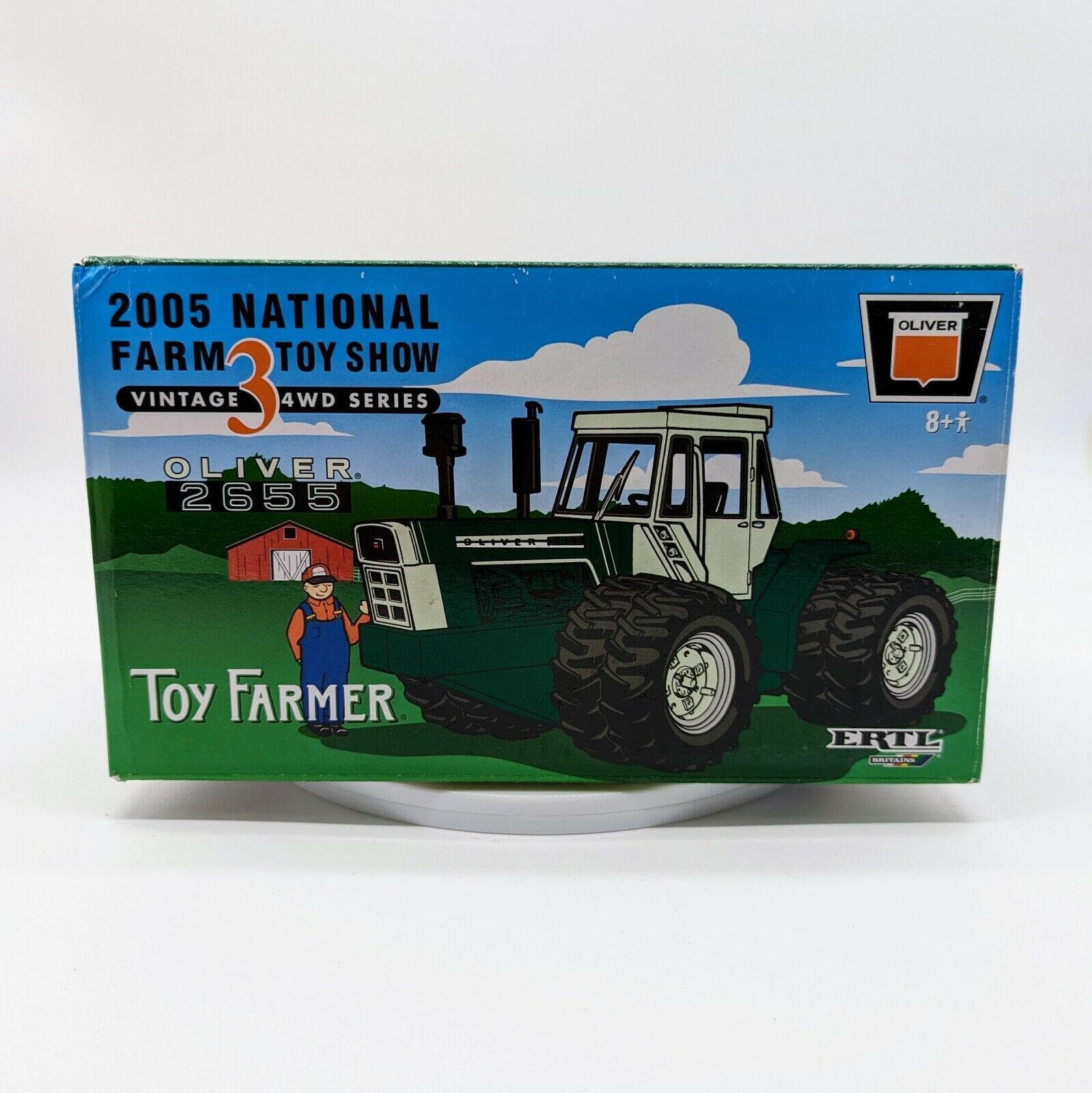 2005 ERTL Oliver 2655 Tractor 4WD National selling Farm Toy Show 1/32 Toy Farmer