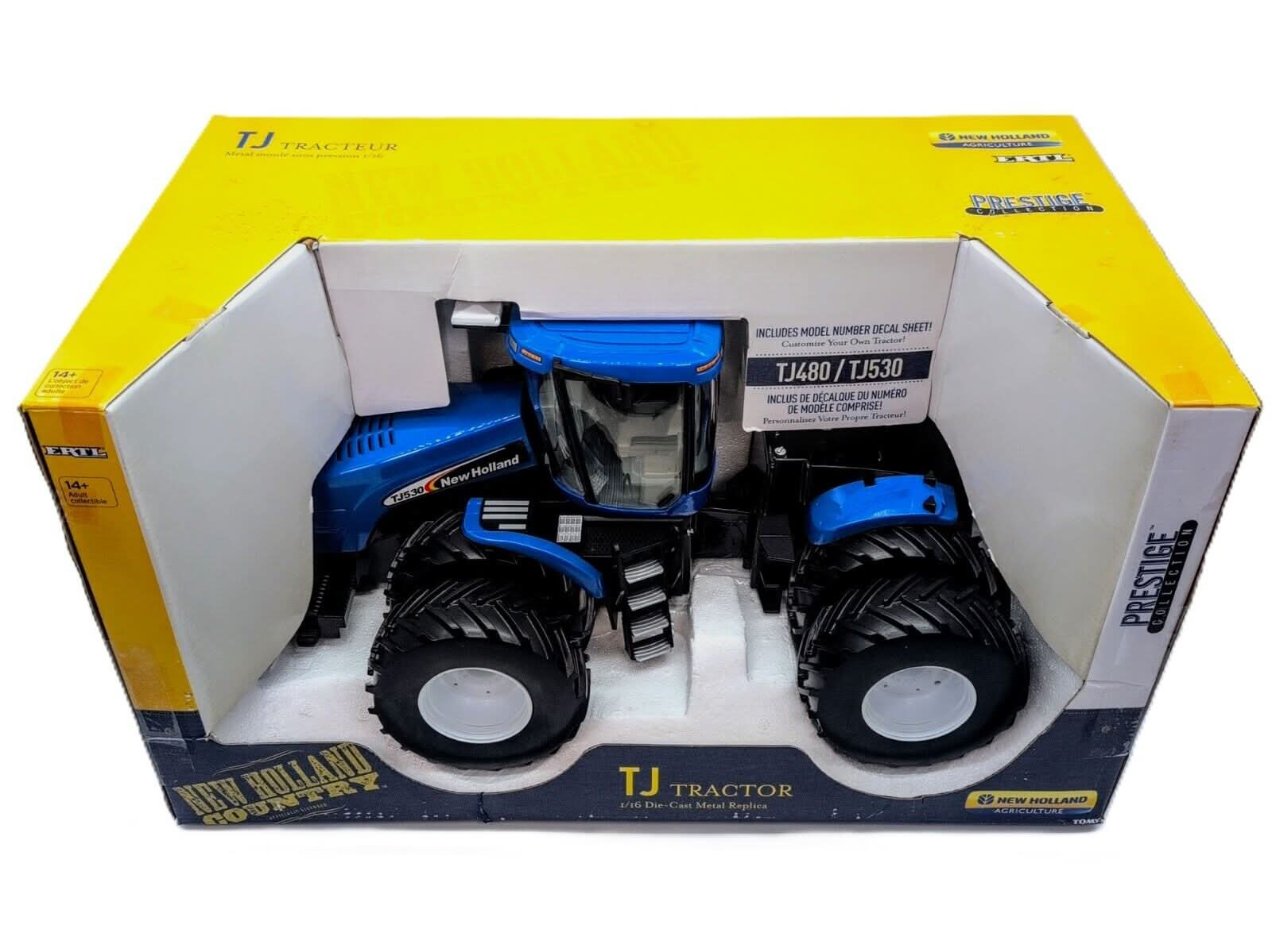 1/16 New Holland TJ480 TJ530 4WD Tractor, Prestige Collection - Farm Toy Tractor