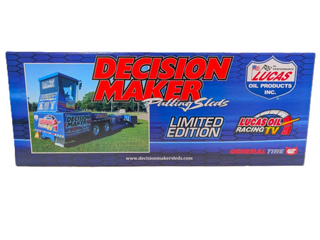 1/16 Blue Decision Maker Pulling Sled.