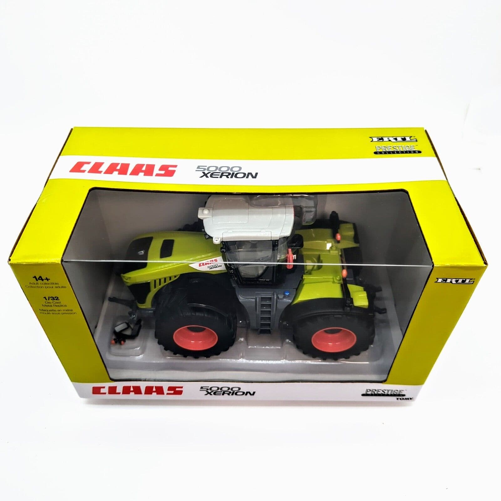 "1/32 scale Claas Xerion 5000 tractor toy for collectors and enthusiasts"