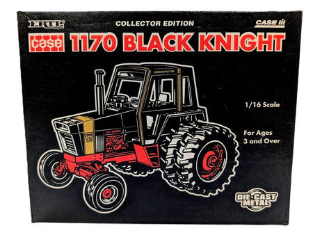 1/16 Case 1170 Black Knight Tractor With Duals, Collector Edition.
