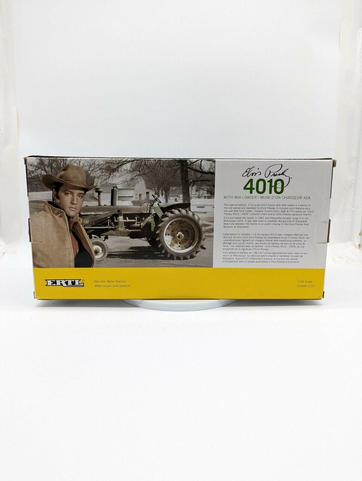 1/16 Ertl Farm Toy John Deere 4010 Tractor with loader Elvis Presley.