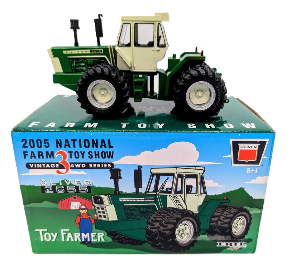 1/32 Oliver 2655 4WD Tractor W/ Duals, 2005 National Farm Toy Show Edition.