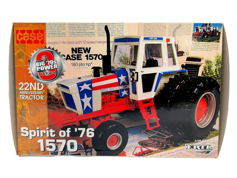 1/16 Case 1570 Spirit Of ’76 Tractor With Duals, Toy Tractor Times Show Edition