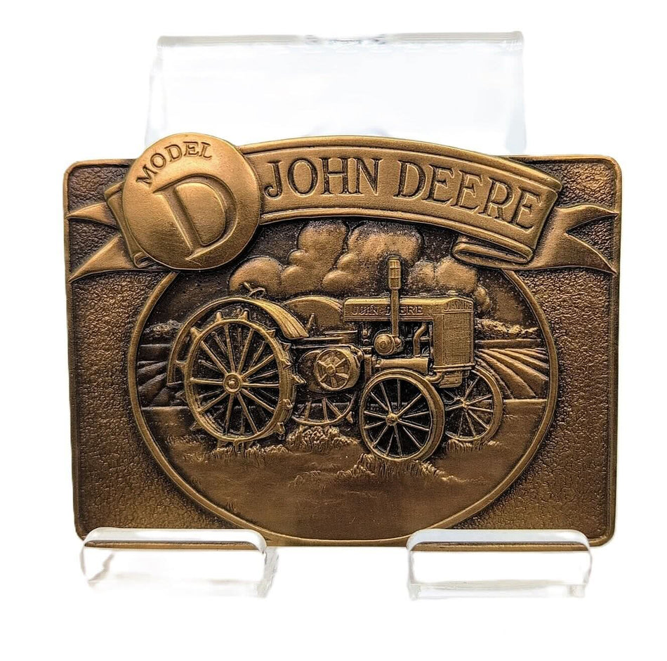 John Deere 1989 Calendar Medallion - Farm Toy Tractor