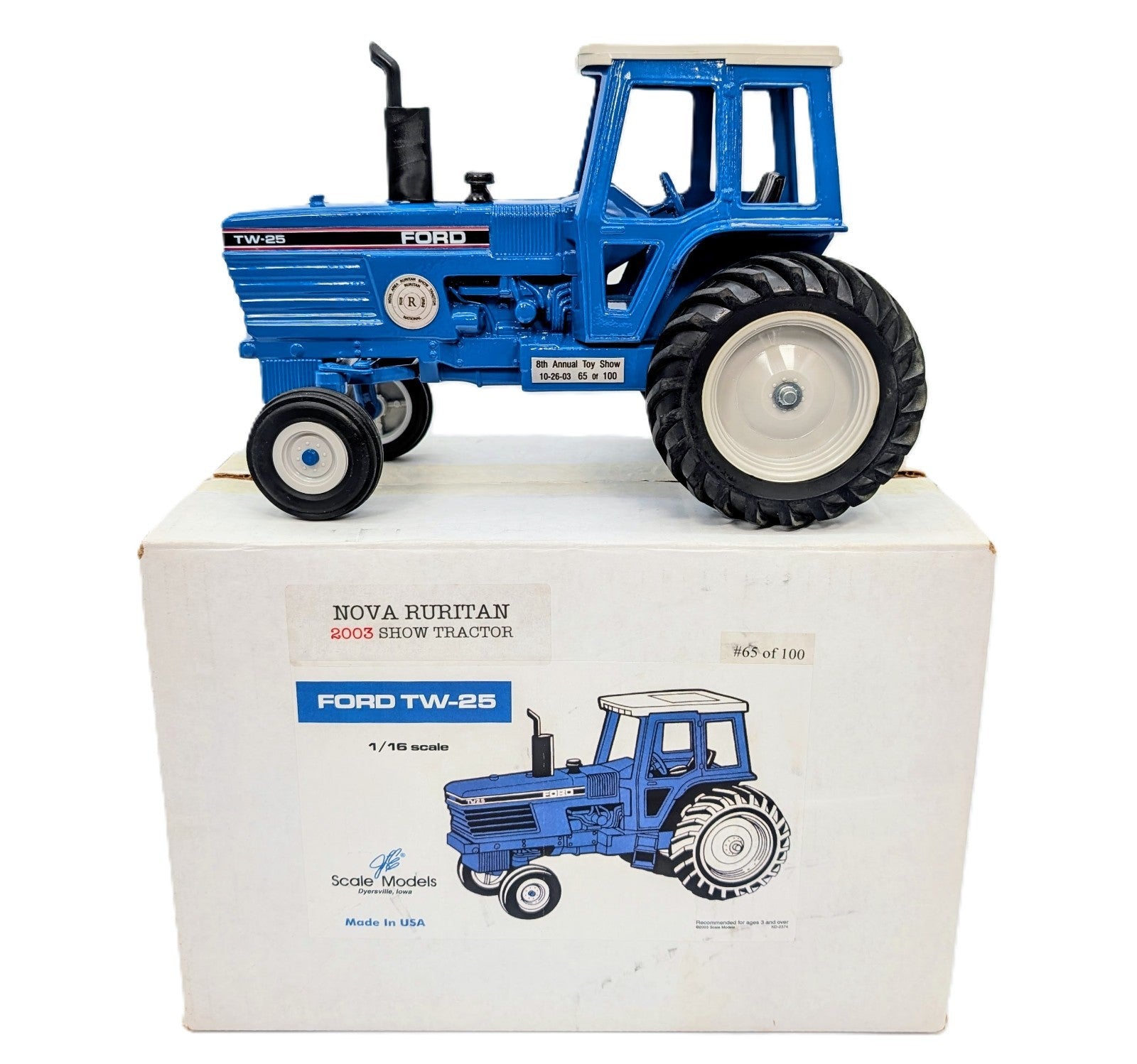 1/16 Ford TW-25 Nova Ruritan 2003 Show Tractor Scale Models (65 of 100