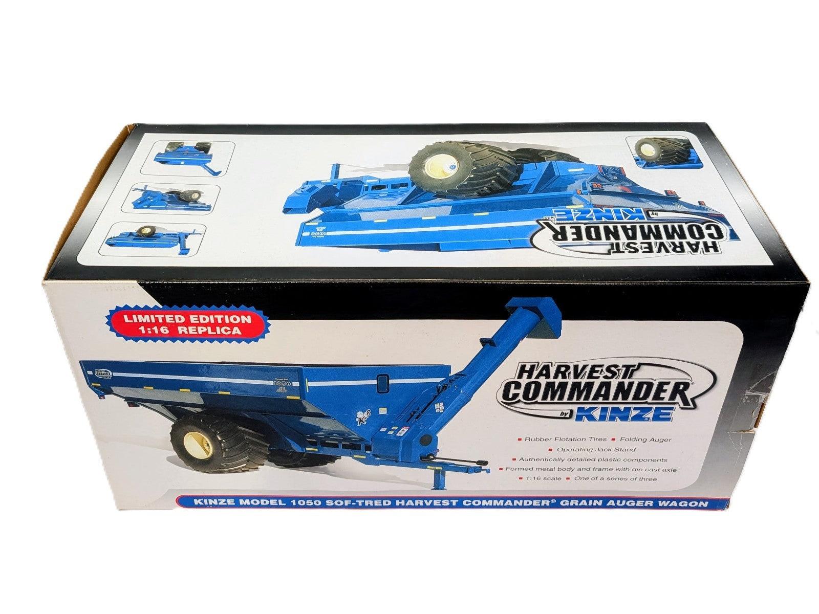 1/16 Kinze 1050 Sof-Tred Harvest Commander Grain Auger Wagon.