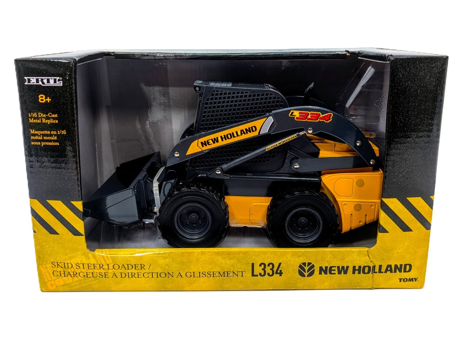 1/16 New Holland L334 Skidsteer Loader With Bucket.