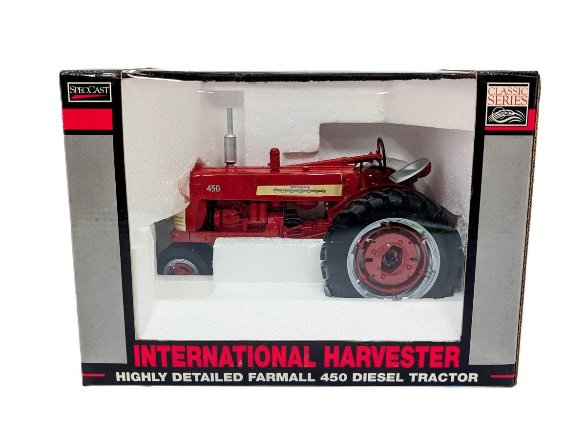 1/16 International Harvester Farmall 450 Diesel Tractor With Narrow Front.