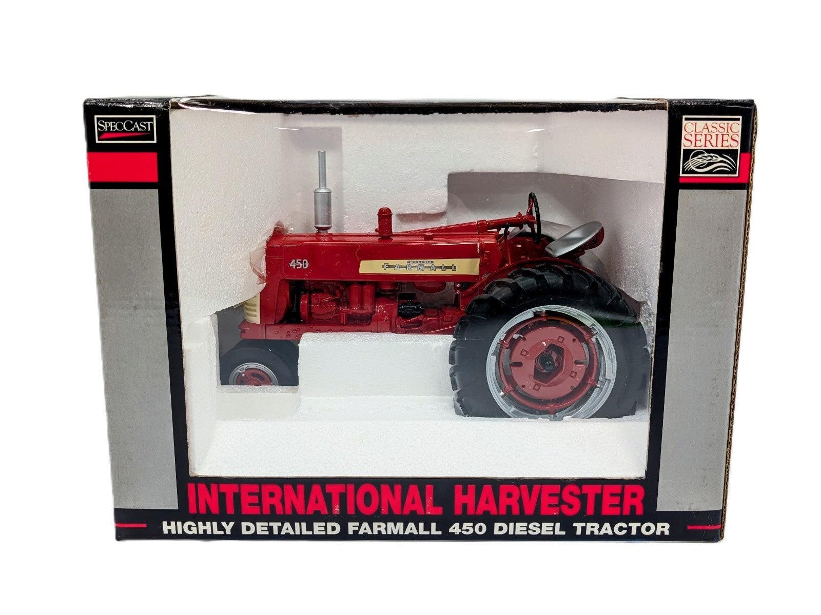 1/16 International Harvester Farmall 450 Diesel Tractor With Narrow Front.