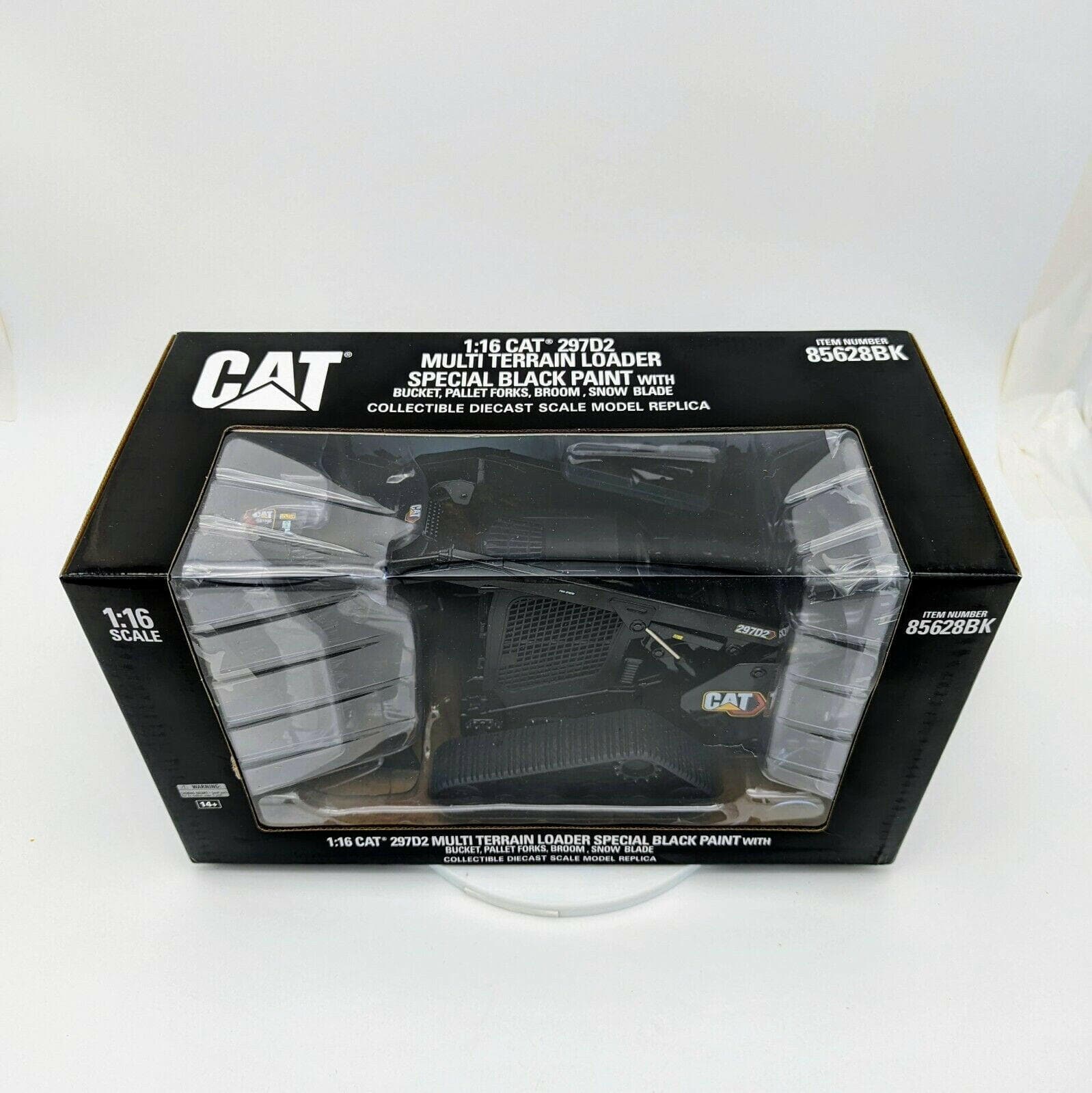 1/16 Diecast Masters CATERPILLAR 297D2 Skid steer Loader 85628BK Large.