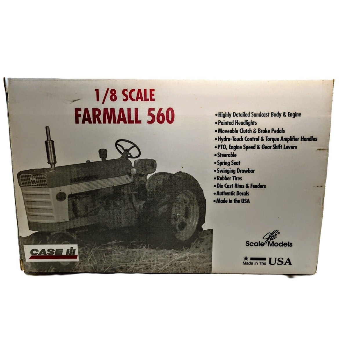 1/8 International Harvester Farmall 560 Tractor With Narrow Front