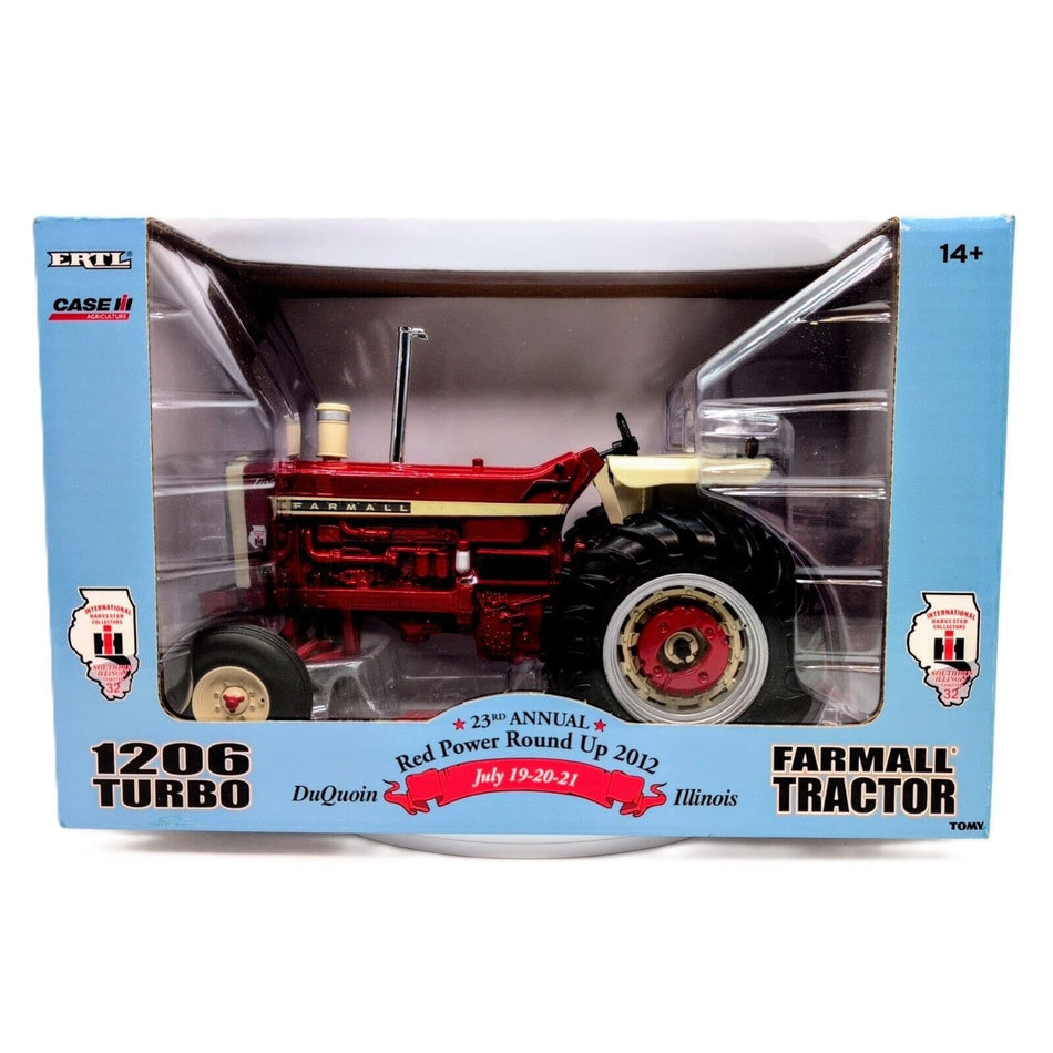 1/16 International Harvester Farmall 1206 Turbo Tractor, Red Power Round Up Ed.