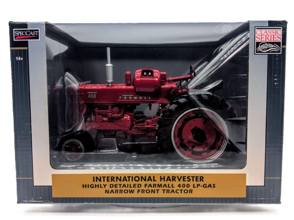 1/16 International Harvester Farmall 400 LP-Gas Tractor Narrow Front SpecCast - Farm Toy Tractor