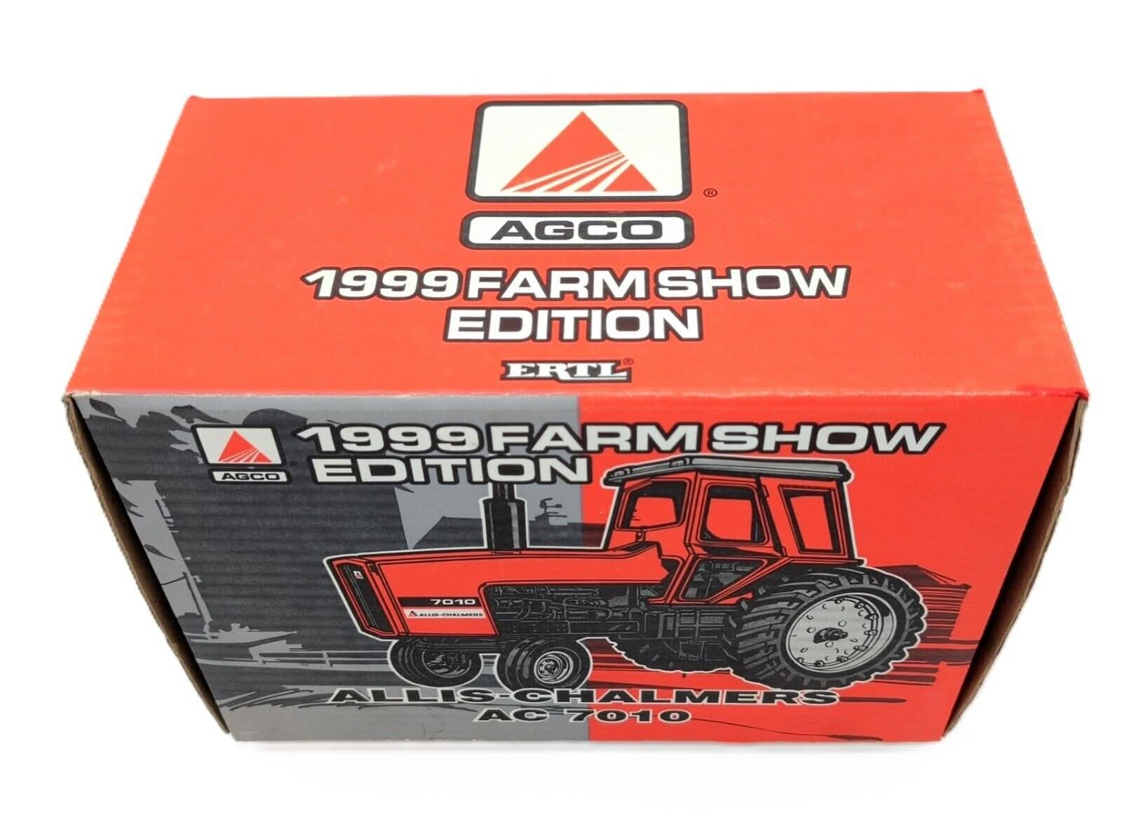 1/16 Allis Chalmers 7010 Tractor With Cab, 1999 Farm Show - Farm Toy