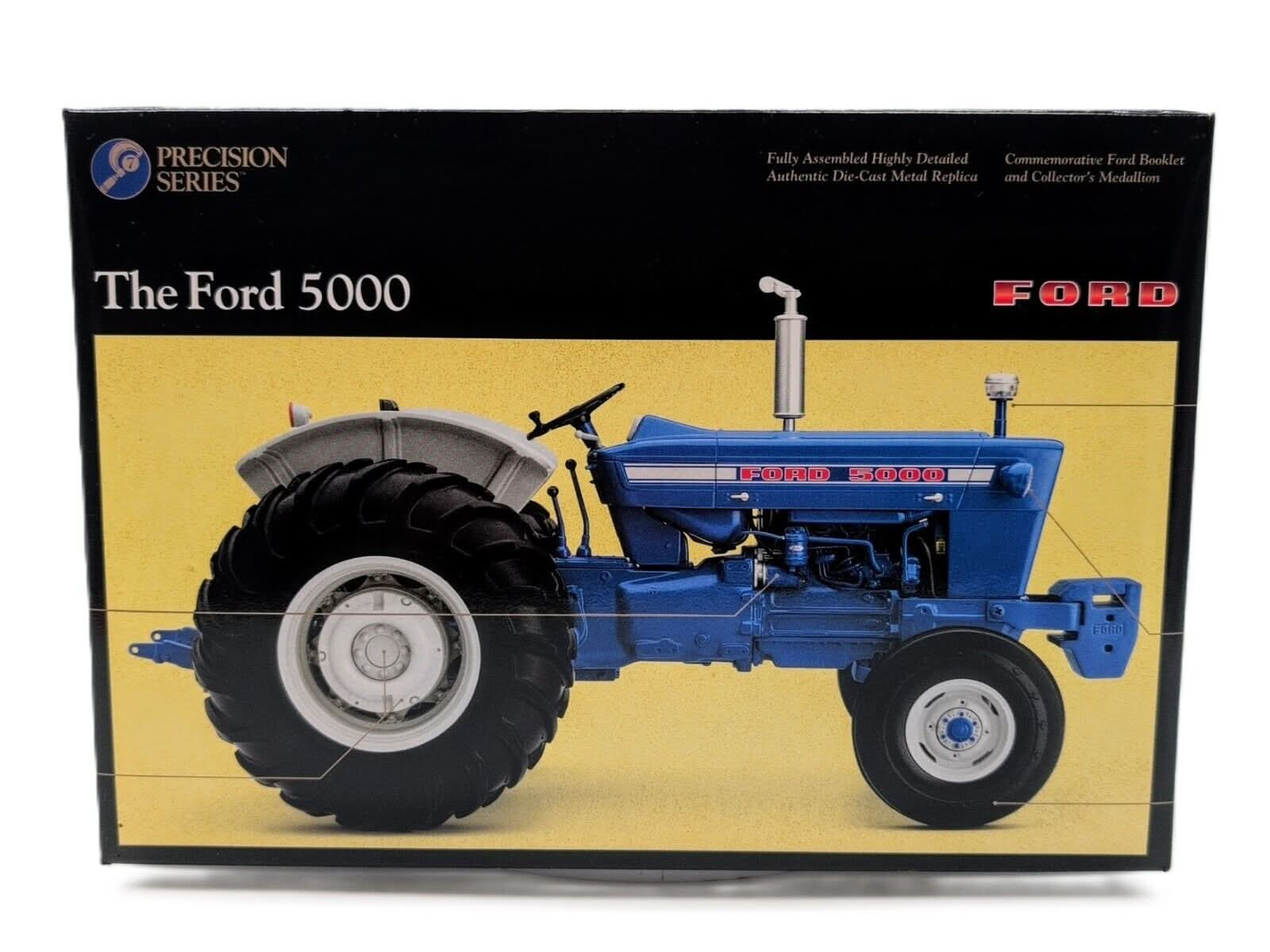 1/16 Ford 5000 Tractor, Precision Series #7 OEM Sealed NICE!! - Farm Toy