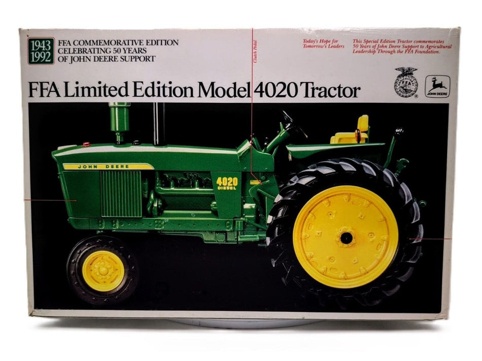 1/16 Precision John Deere 4020 Tractor W/ Narrow Front, National FFA Limited Ed. - Farm Toy Tractor