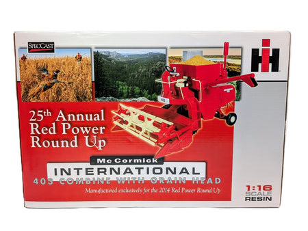 1/16 Resin International Harvester 403 Combine SpecCast, 2014 Red Power Roundup.