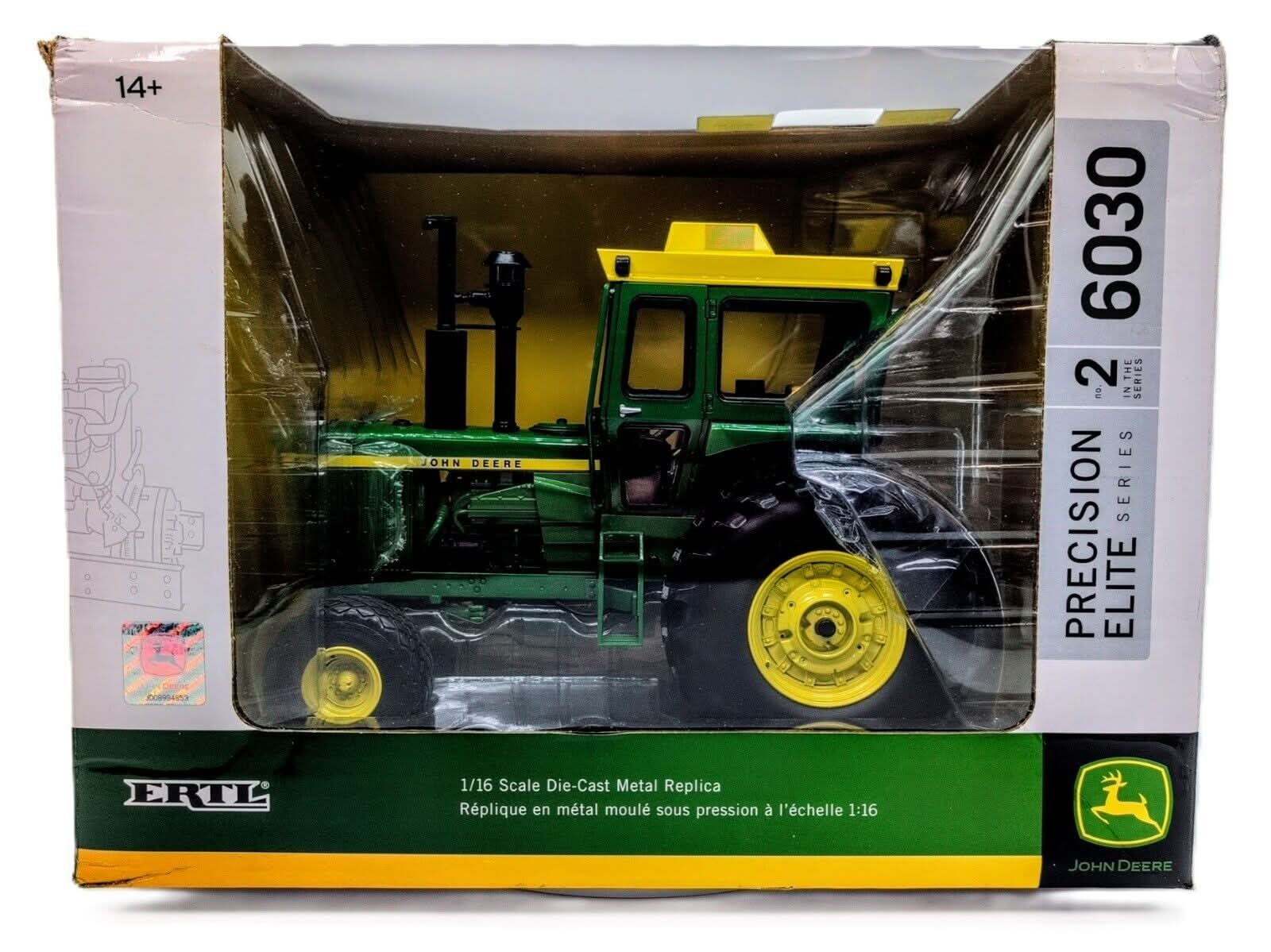 1/16 John Deere 6030 Tractor with Cab Precision Elite - Farm Toy Tractor