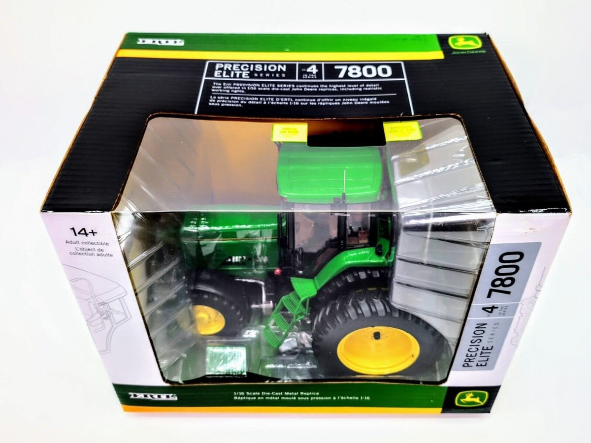 1/16 John Deere 7800 Tractor With Front Wheel Assist & Duals, Precision Elite - Farm Toy Tractor