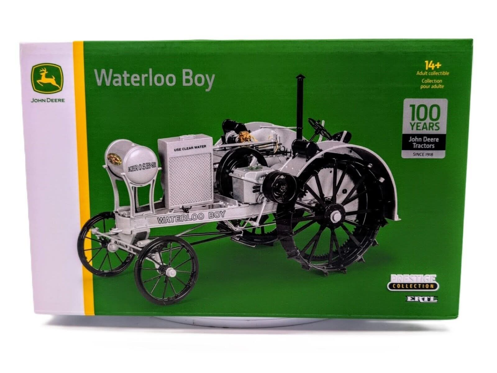 1/16 John Deere Waterloo Boy Precision Tractor, Silver, 100Th Anniversary Sealed - Farm Toy