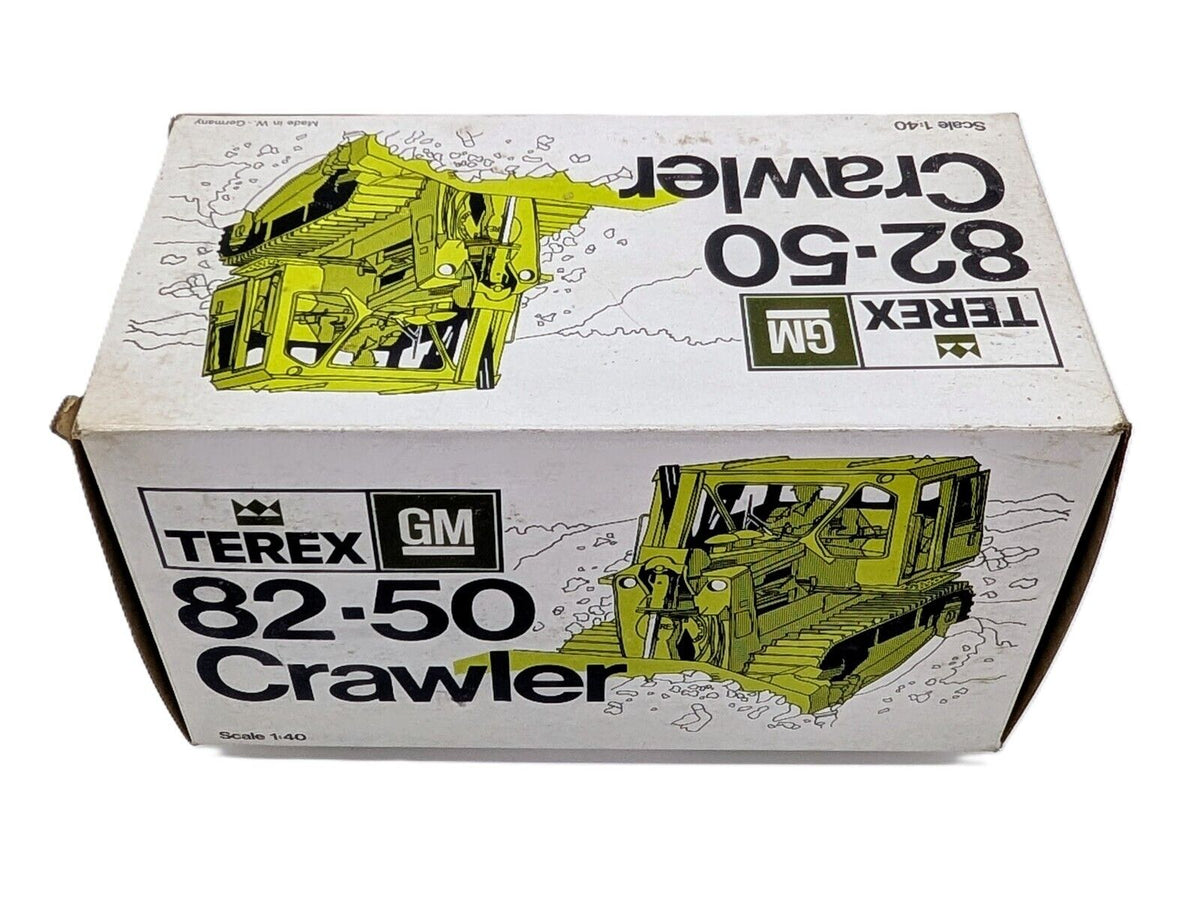 1/40 GM Terex 82-50 Crawler Scale Die-Cast Dozer 1976 NZG 