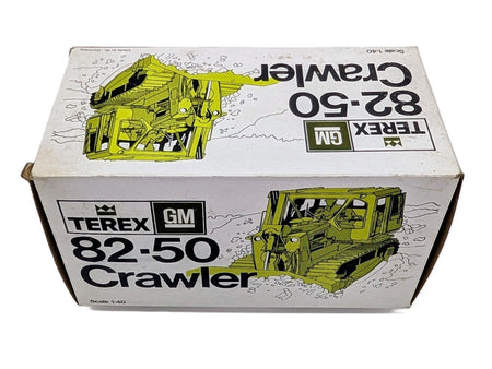 1/40 GM Terex 82-50 Crawler Scale Die-Cast Dozer 1976 NZG 