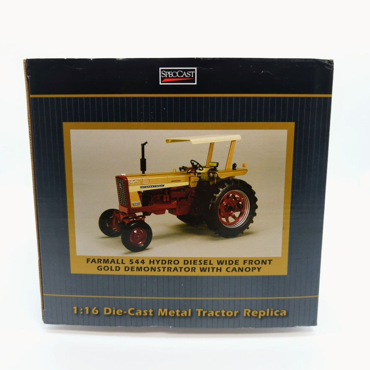 1/16 Farmall 544 Hydro Diesel Wide Front Gold Demonstrator Tractor