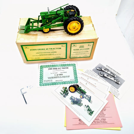 1/16 John Deere Model 40 Loader Limited Edition 1 of 500 By Paul Stephan