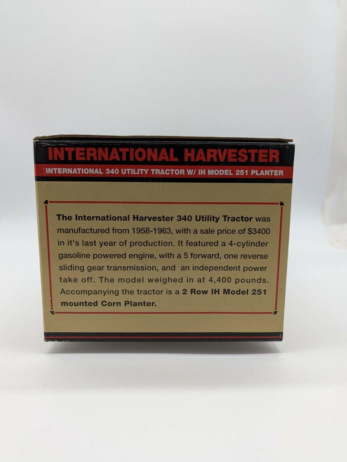 1/16 International Harvester 340 Utility Tractor 251 Planter, Wis. Farm Tech.