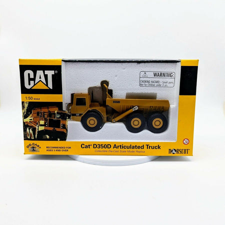 CAT Caterpillar D350D Articulated Truck Norscot Die-Cast, 1/50 #557005.