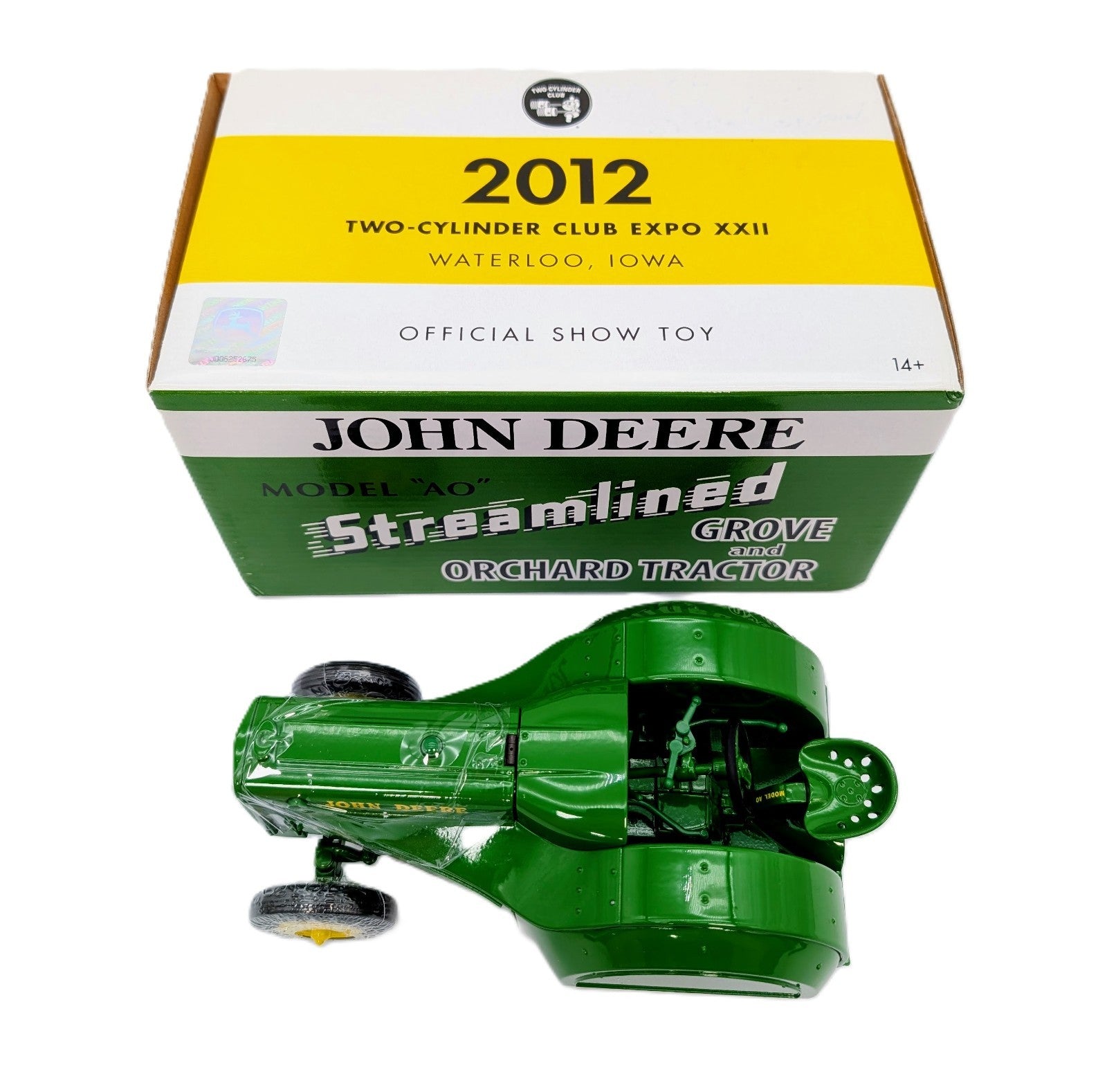 1/16 John Deere AO Grove Orchard Tractor Two Cylinder Club Expo 2012.
