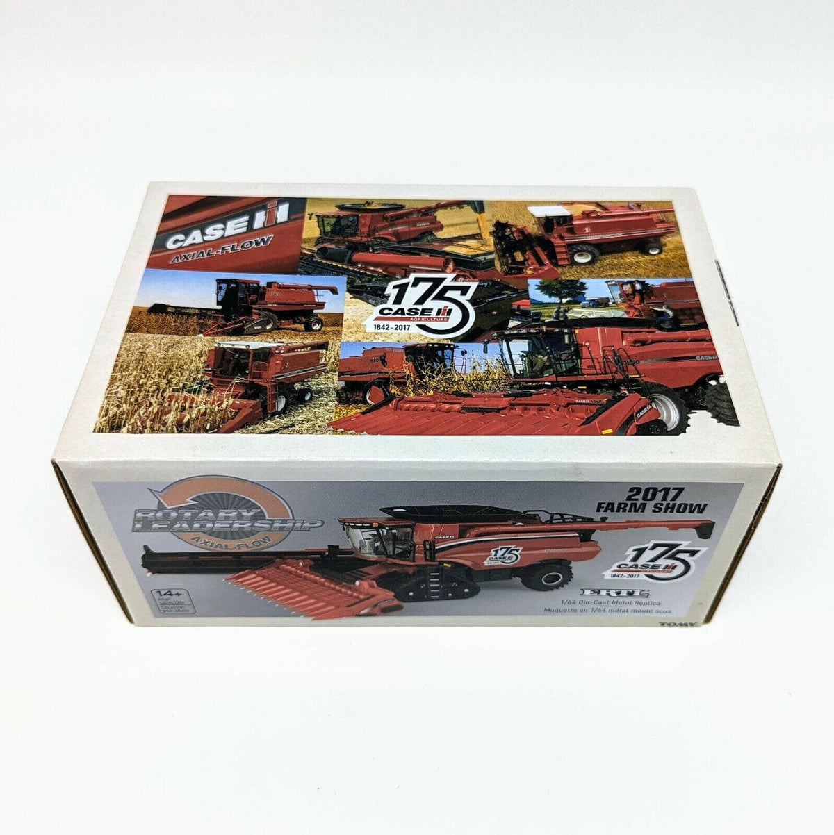 ERTL 1/64 175th Ann. Case IH Track Combine, 2017 Farm Show Edition 44098.