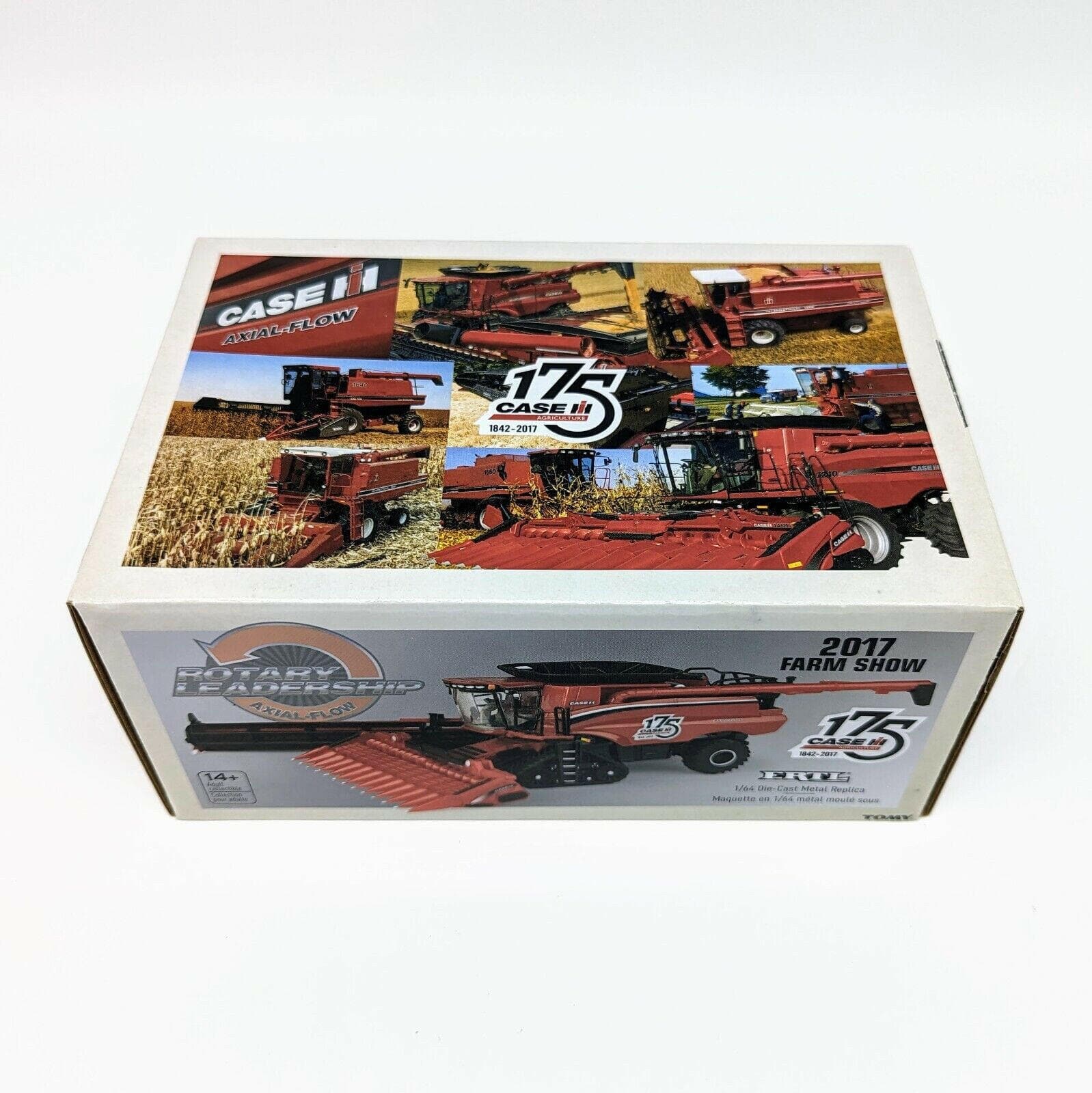 ERTL 1/64 175th Ann. Case IH Track Combine, 2017 Farm Show Edition 44098.