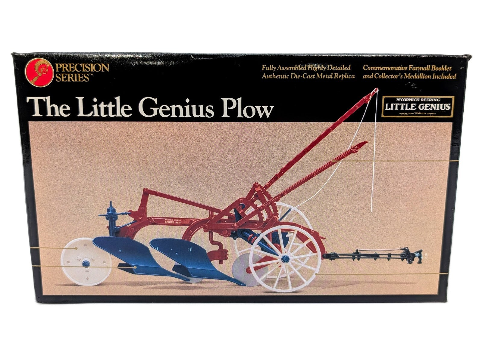 1/16 McCormick Deering Little Genius 2 Bottom Plow On Steel, Precision Series #2.