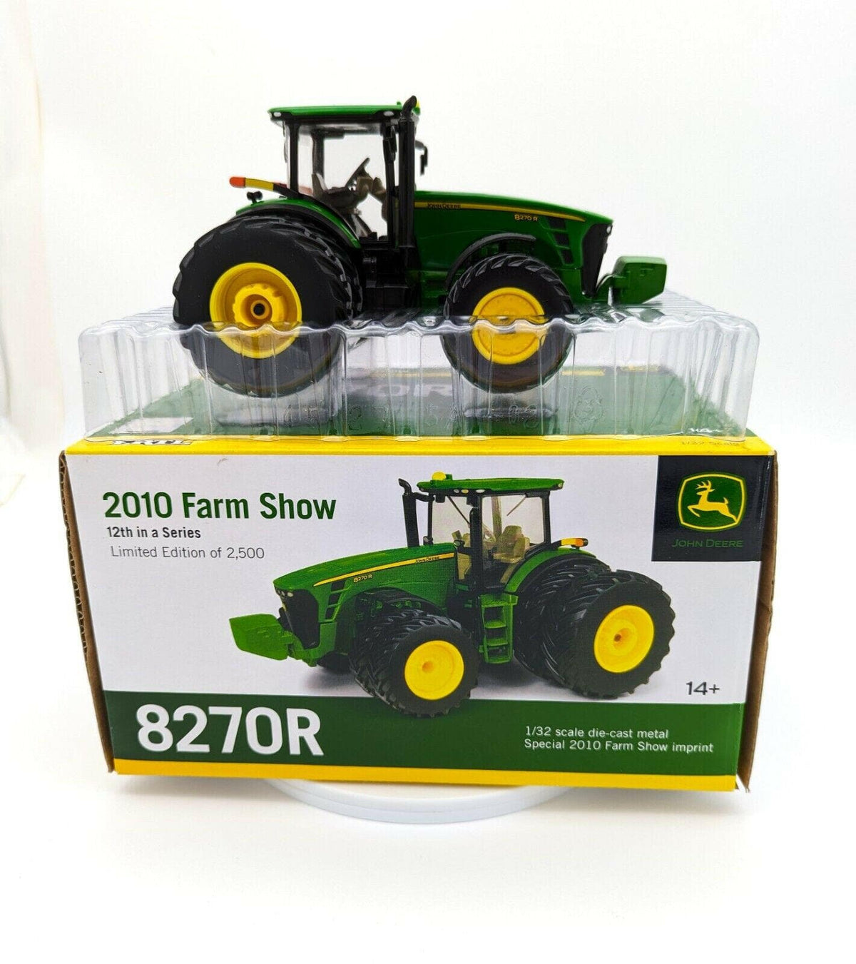 John Deere 8270R Toy Tractor 2010 Farm Show 1 Of 2500 By Ertl 1/32 Scale.