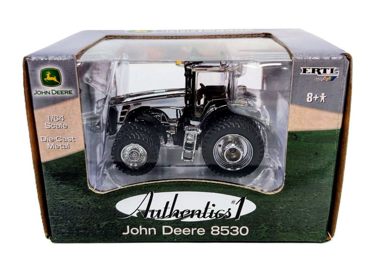 1/64 John Deere 8530 Fwa Tractor Authentics #1, Chrome Chaser.