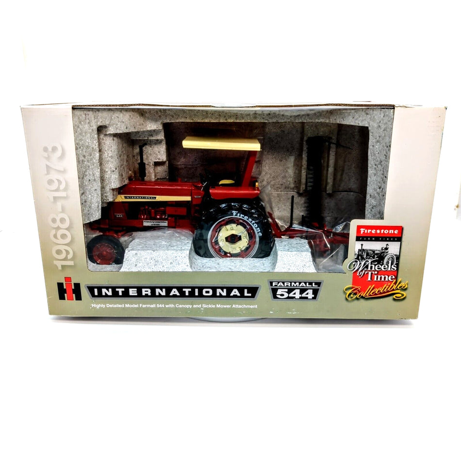 1/16 International Harvester Farmall 544 Tractor With Wide Front & Sickle Mower