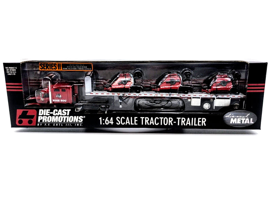 1/64 scale Bush Hog mowers semi  made by Die-cast Promotions