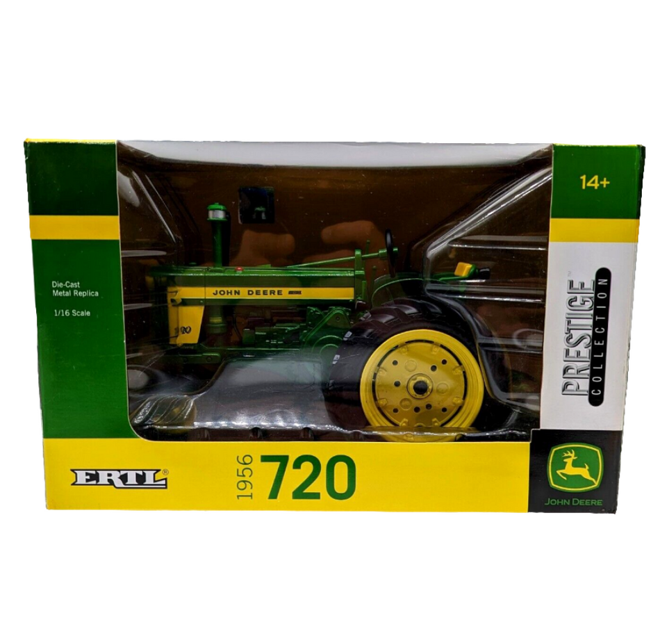 1/16 Scale 1956 John Deere 720 Narrow Front Tractor Prestige Ertl Die-Cast