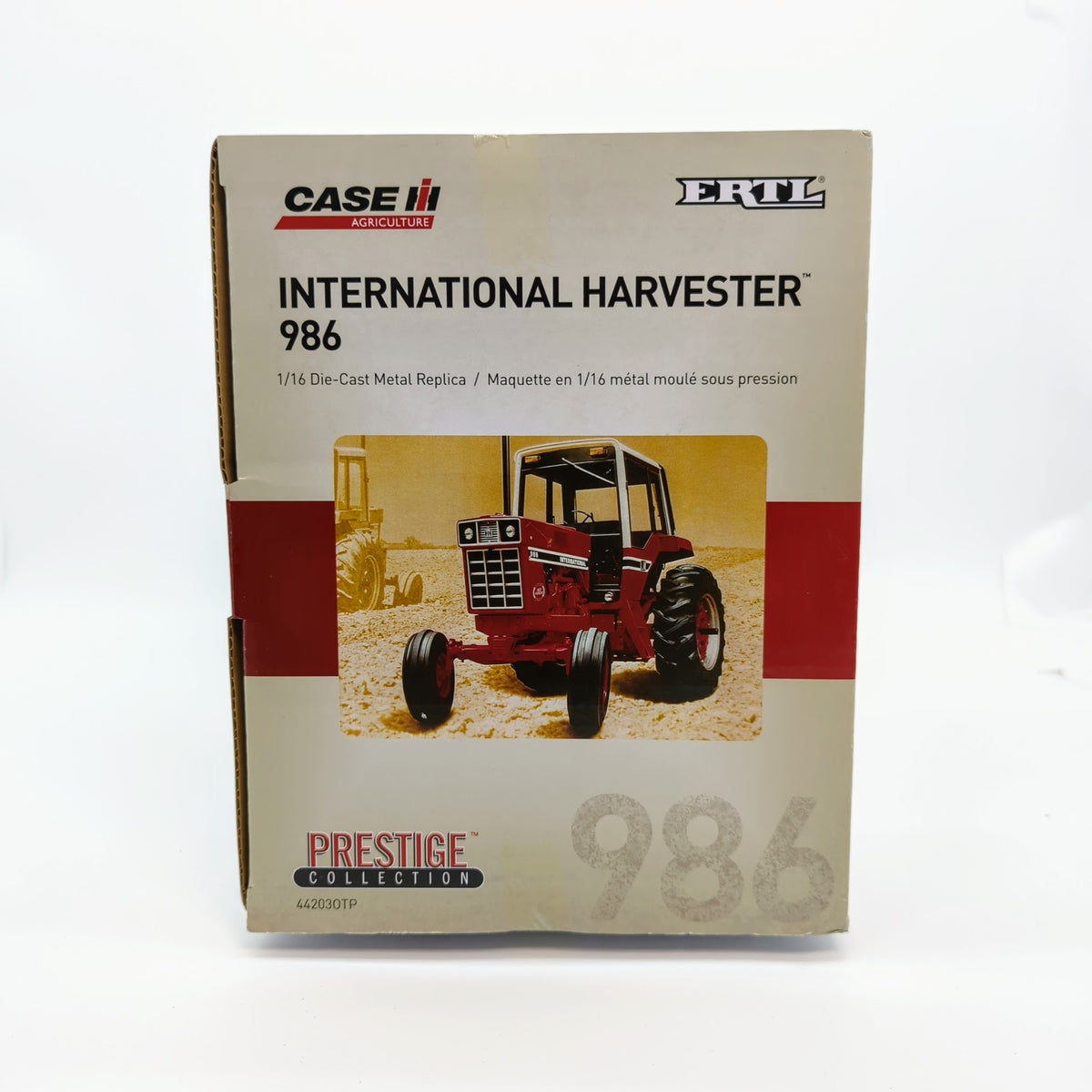 "IH International Harvester 986 Cab Tractor - High-quality ERTL farm toy at Farm Toy Museum"