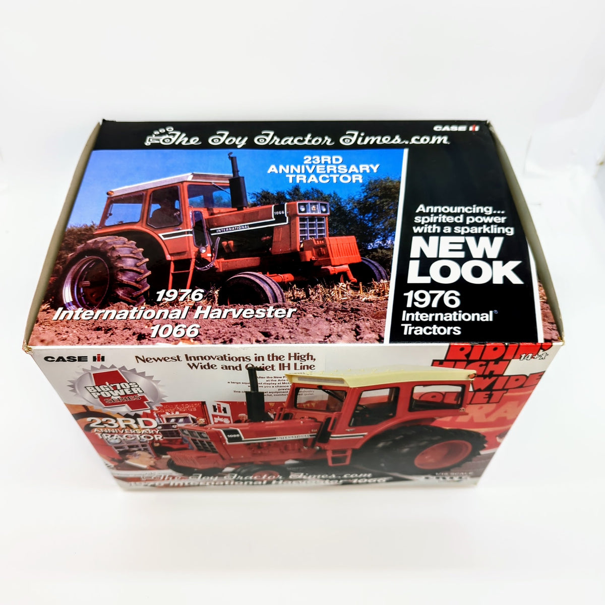 "International Harvester 1066 Tractor With Cab Black Panel Decal Duals Toy Show Edition - Farm Toy"