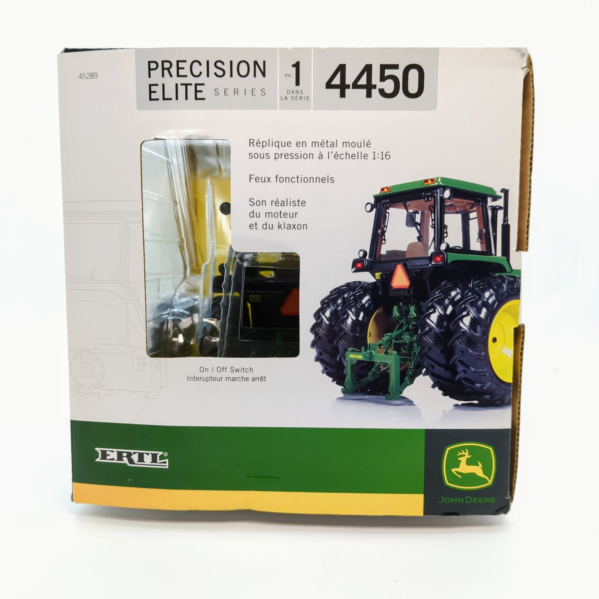 "John Deere 4450 Tractor with Duals Precision Elite Series toy tractor for collectors"