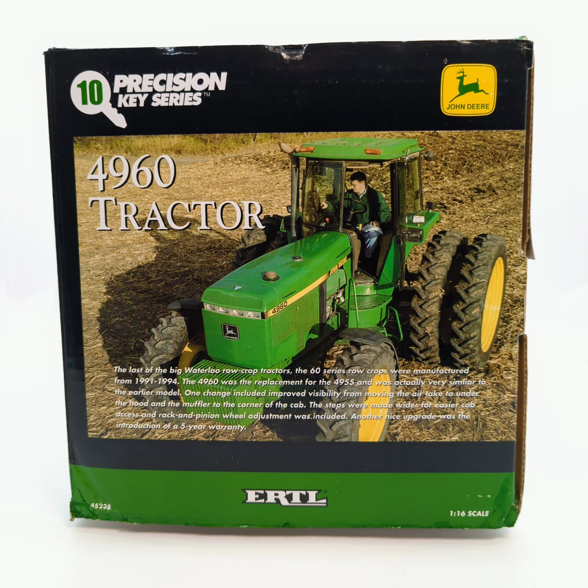 "John Deere 4960 Tractor Ertl Farm Toy - Precision Key Series #10 for Collectors"