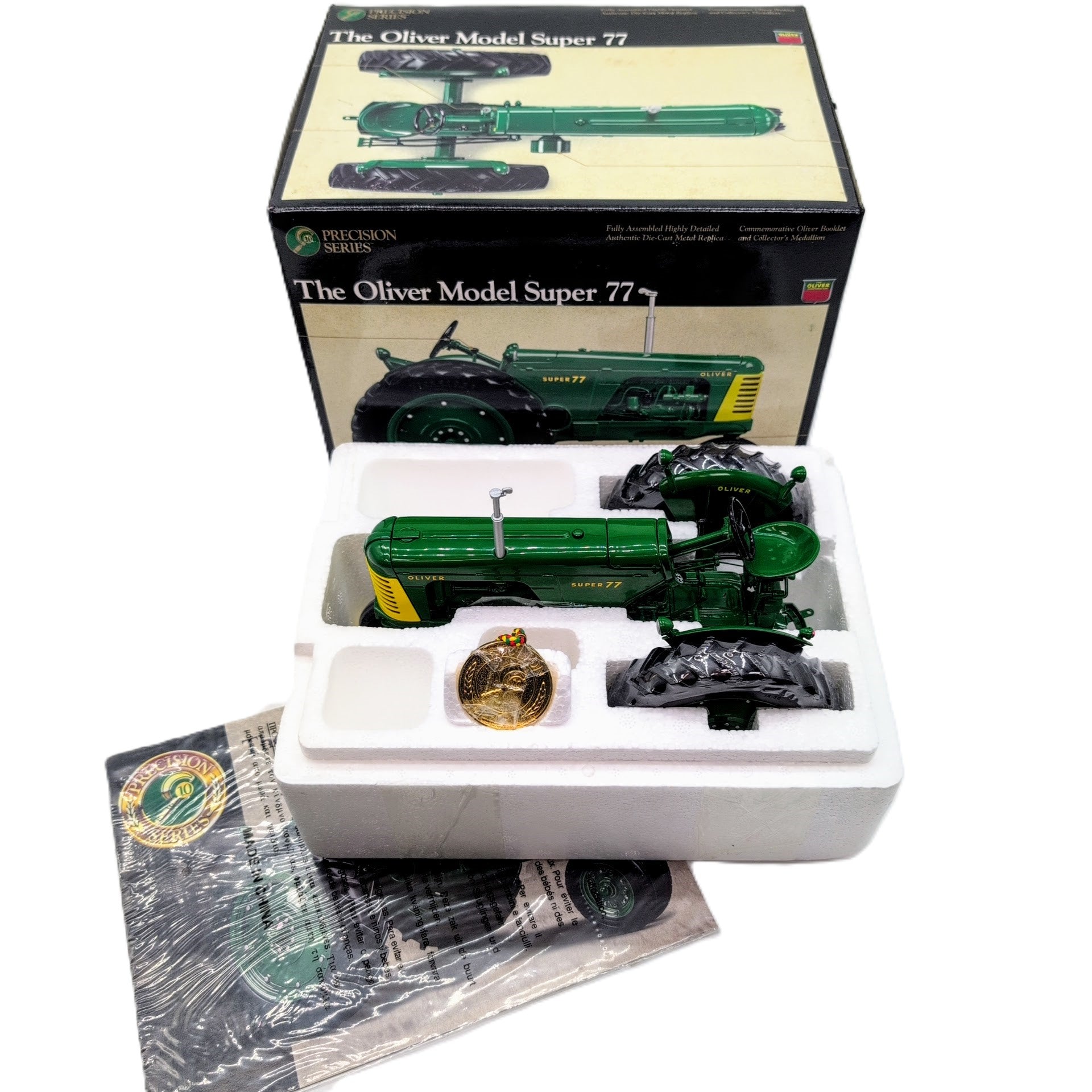 1/16 Oliver Super 77 Tractor Toy With Narrow Front, Precision Series #1 - Farm Toy Tractor